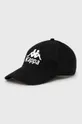 μαύρο Βαμβακερό καπέλο Kappa Unisex