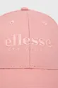 Хлопковая кепка Ellesse розовый