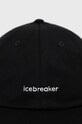 Kapa s šiltom Icebreaker 6 Panel IB0A59HA001 črna SS22