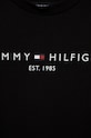 Tommy Hilfiger komplet bawełniany dziecięcy czarny KB0KB07436.PPYY