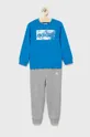 блакитний Дитячий комплект adidas Для хлопчиків