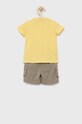 Guess set de bumbac pentru copii I2GG19.K8HM0 galben SS22