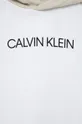 Παιδική βαμβακερή αθλητική φόρμα Calvin Klein Jeans μπεζ