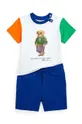 niebieski Polo Ralph Lauren komplet dziecięcy 320865761001 Chłopięcy
