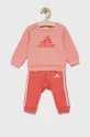 рожевий Дитячий комплект adidas Performance HF1959 Для дівчаток