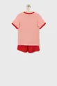 Детский комплект из хлопка adidas Performance H65789 розовый