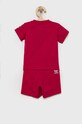 DÍVKA Dětská bavlněná souprava adidas Originals HE6852 HE6852 růžová