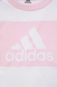 ružová Detská bavlnená súprava adidas HF1915