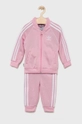 różowy adidas Originals dres dziecięcy Dziewczęcy