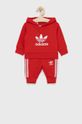 czerwony adidas Originals Dres dziecięcy Dziecięcy