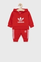 crvena Dječja trenirka adidas Originals Dječji