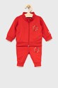 Detská tepláková súprava adidas Originals HE6855 pletenina červená HE6855