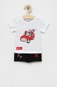 adidas Originals komplet bawełniany dziecięcy Disney HF7538 nadruk biały HF7538