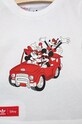 Chłopiec adidas Originals komplet bawełniany dziecięcy Disney HF7538 HF7538 biały