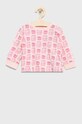 Guess piżama dziecięca H1BT08.K8HM0 różowy AW22