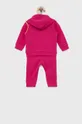 United Colors of Benetton dres bawełniany dziecięcy różowy