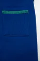 modrá Detská bavlnená tepláková súprava United Colors of Benetton