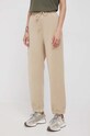 United Colors of Benetton spodnie dresowe z elastanem beżowy 3HQLUF00A.902