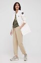 United Colors of Benetton spodnie dresowe 3HQLUF00A.902 beżowy SS22