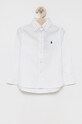 Polo Ralph Lauren Koszula bawełniana dziecięca 321819238001 bawełna biały 321819238001
