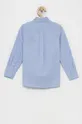 modrá Detská bavlnená košeľa Polo Ralph Lauren