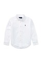 Дитяча бавовняна сорочка Polo Ralph Lauren довгий білий 322819238001