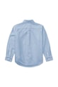 Детская хлопковая рубашка Polo Ralph Lauren 322819238002 голубой AA00
