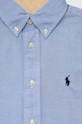 Мальчик Детская хлопковая рубашка Polo Ralph Lauren 322819238002 голубой