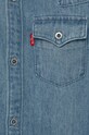 Хлопчик Дитяча бавовняна сорочка Levi's 8E6866.B.NOS блакитний