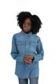 niebieski Levi's koszula bawełniana dziecięca