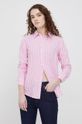 růžová Plátěná košile Polo Ralph Lauren Dámský