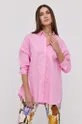 ροζ Βαμβακερό πουκάμισο Marella