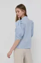 голубой Хлопковая блузка Custommade