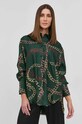 Odzież Victoria Beckham Koszula z jedwabiem 1122WSH003323A zielony