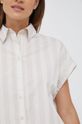 Bavlněné tričko Sisley tělová