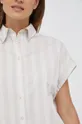 Βαμβακερό πουκάμισο Sisley μπεζ