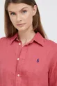 ružová Ľanová košeľa Polo Ralph Lauren