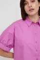 Βαμβακερό πουκάμισο United Colors of Benetton Γυναικεία