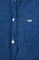 Košulja s dodatkom lana Lee plava