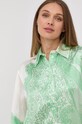 Victoria Beckham koszula zielony 1222WSH003526D