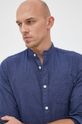 námořnická modř Bavlněné tričko Selected Homme