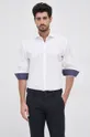 λευκό Βαμβακερό πουκάμισο Hugo Ανδρικά