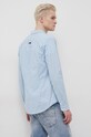 Pamučna košulja Tommy Jeans plava DM0DM12336.PPYY