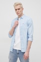 Pamučna košulja Tommy Jeans DM0DM12336.PPYY plava