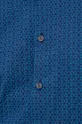 Βαμβακερό πουκάμισο Calvin Klein σκούρο μπλε