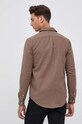 Košile Samsoe Samsoe Liam hnědá M20400058