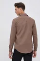 hnedá Bavlnená košeľa Samsoe Samsoe Liam