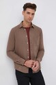 Košile Samsoe Samsoe Liam M20400058 hnědá