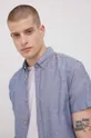 Рубашка с примесью льна Produkt by Jack & Jones Мужской