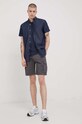 Produkt by Jack & Jones koszula bawełniana 12206323.DarkBlueDe granatowy SS22